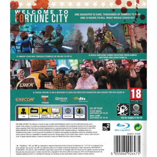 Dead Rising 2 Playstation 3 PS3 (Begagnad)
