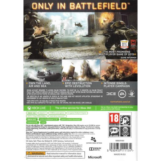 Battlefield 4 Xbox 360 (Begagnad)