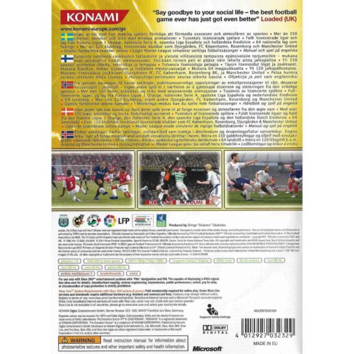 Pro Evolution Soccer 6 Xbox 360 Nordic (Begagnad)