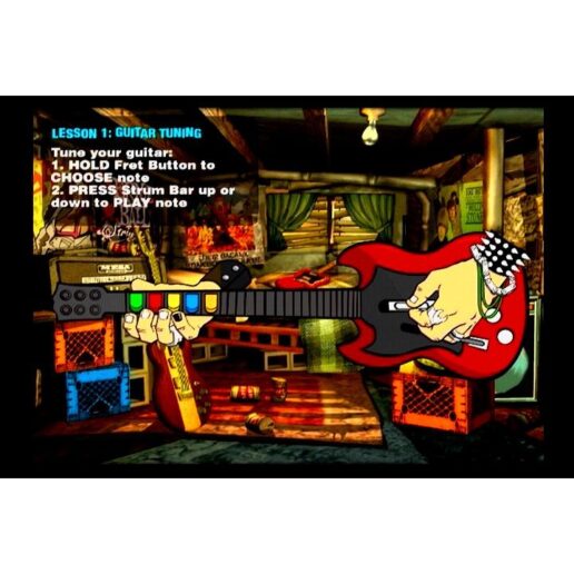 Guitar Hero Rocks the 80s Playstation 2 PS2 (Begagnad)