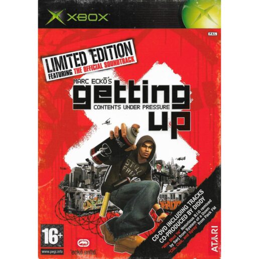 Marc Eckos Getting Up Contents Under Pressure Limited Edition Xbox Paperback (Begagnad)