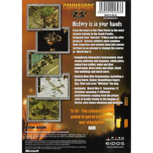 Commandos 2 Xbox (Begagnad)