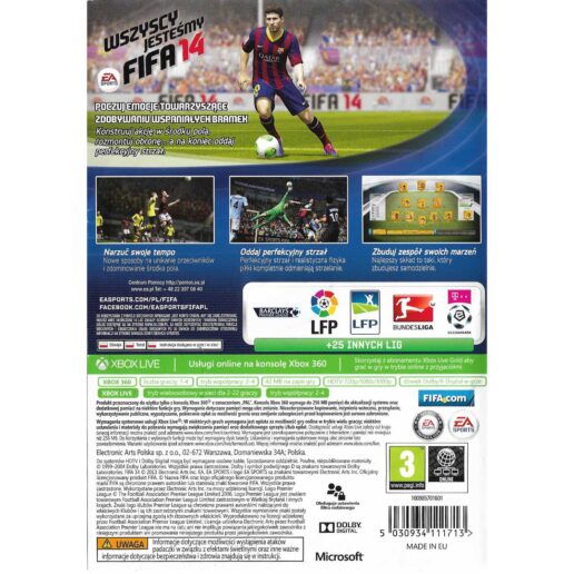 FIFA 14 Xbox 360 Polish (Begagnad)
