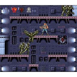 Super Probotector Alien Rebels Super Nintendo SNES SCN (Begagnad)