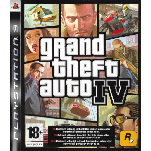 Grand Theft Auto IV Playstation 3 PS3 Bundle Copy (Begagnad)