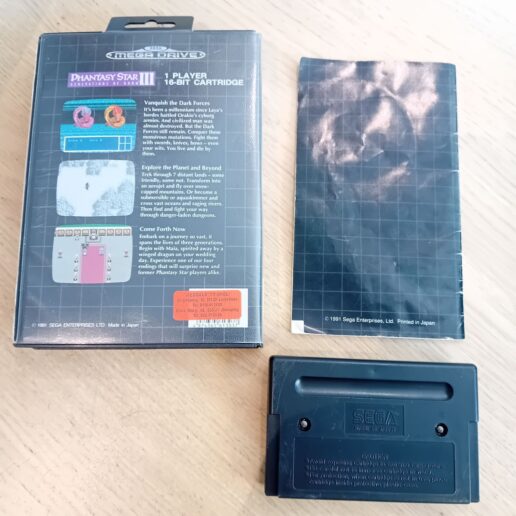Phantasy Star III Generations of Doom Sega Mega Drive
