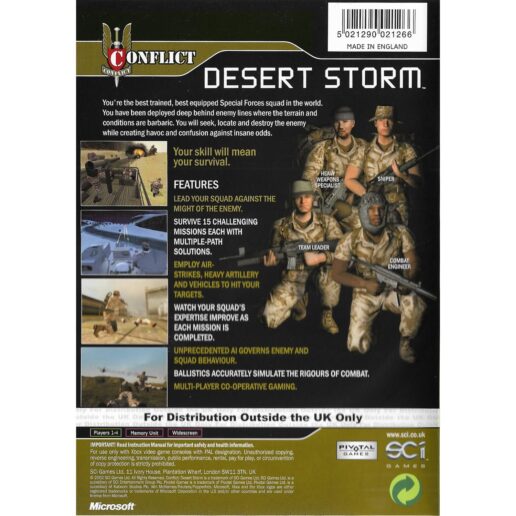 Conflict Desert Storm Xbox (Begagnad)