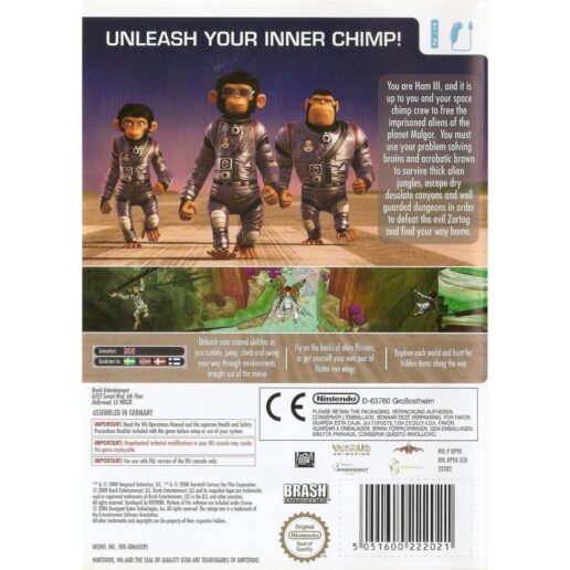 Space Chimps Nintendo Wii Nordic (Begagnad)