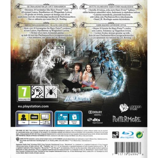 Wonderbook Book of Spells Playstation 3 PS3 Move Nordic (Begagnad)
