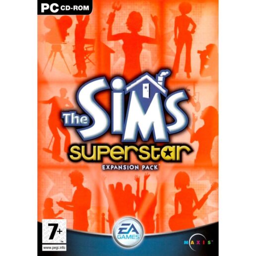 The Sims Superstar Expansion PC CD Swedish (Begagnad)