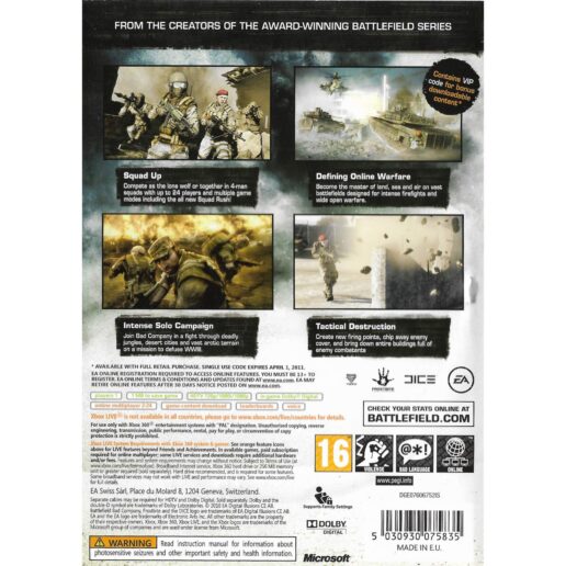 Battlefield Bad Company 2 Xbox 360 (Begagnad)