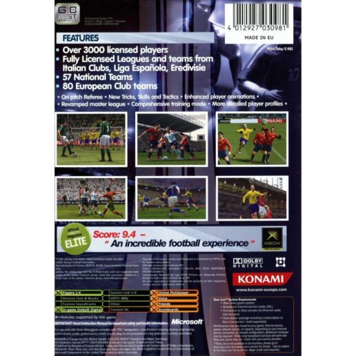 Pro Evolution Soccer 4 Xbox (Begagnad)
