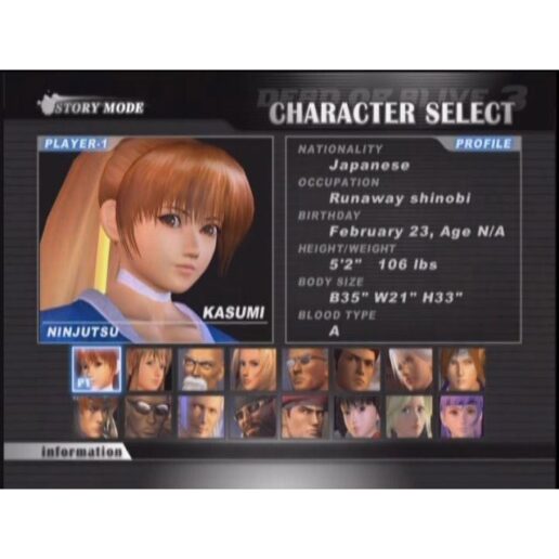 Dead or Alive 3 Xbox (Begagnad)
