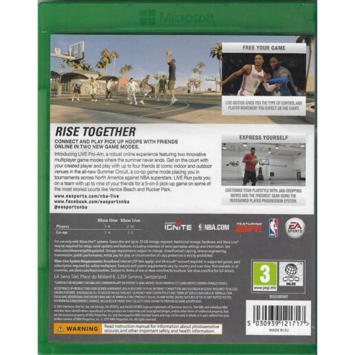 NBA Live 16 Xbox One (Begagnad)