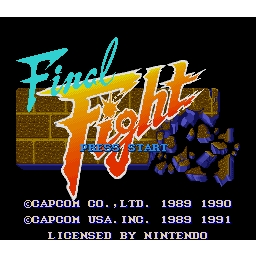 Final Fight Super Nintendo SNES SCN (Begagnad)