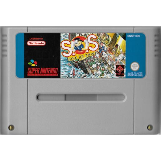 Sink or Swim Super Nintendo SNES EUR (Begagnad)