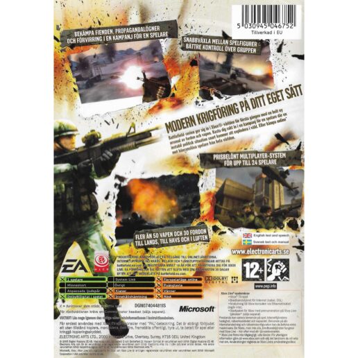 Battlefield 2 Modern Combat Xbox Swedish (Begagnad)