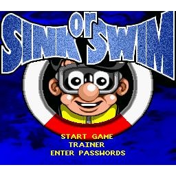 Sink or Swim Super Nintendo SNES EUR (Begagnad)