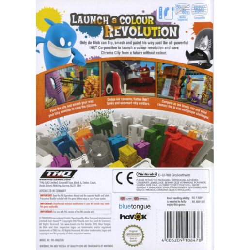 De Blob Nintendo Wii (Begagnad)