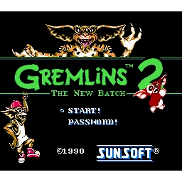 Gremlins 2 The New Batch Nintendo NES SCN (Begagnad)
