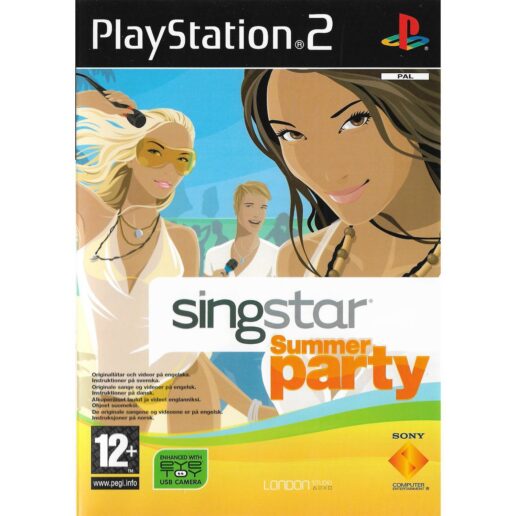 Singstar Summer Party + Singstar Mikrofoner Playstation (Begagnad)