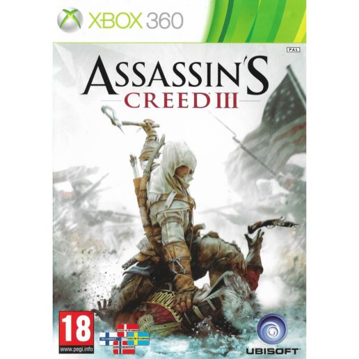 Assassins Creed III Xbox 360 Nordic (Begagnad)