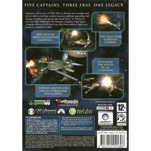 Star Trek Legacy PC DVD Nordic (Begagnad)