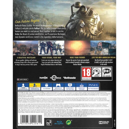 Fallout 76 Playstation 4 PS4 (Begagnad)