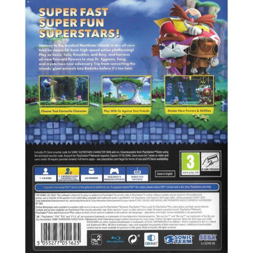 Sonic Superstars Playstation 4 PS4 (Begagnad)