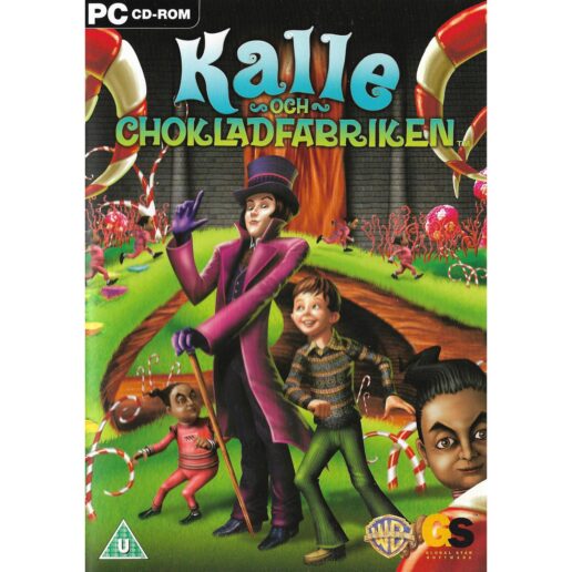 Kalle och Chokladfabriken PC CD Swedish (Begagnad)