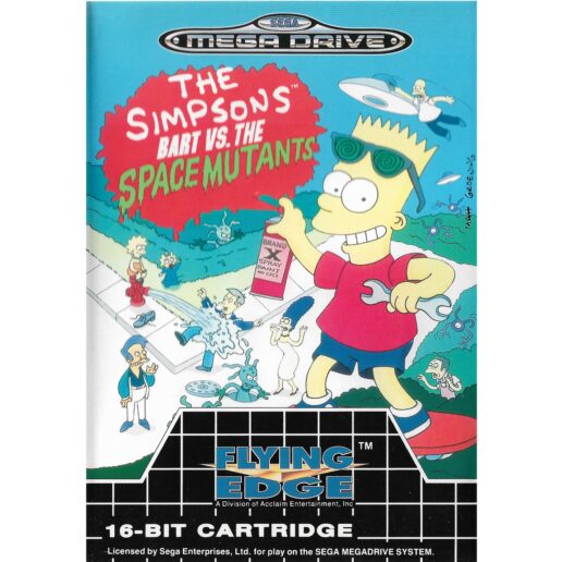 The Simpsons Bart vs The Space Mutants Sega Mega Drive