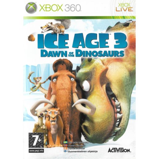 Ice Age 3 Dawn of the Dinosaurs Xbox 360 Nordic (Begagnad)