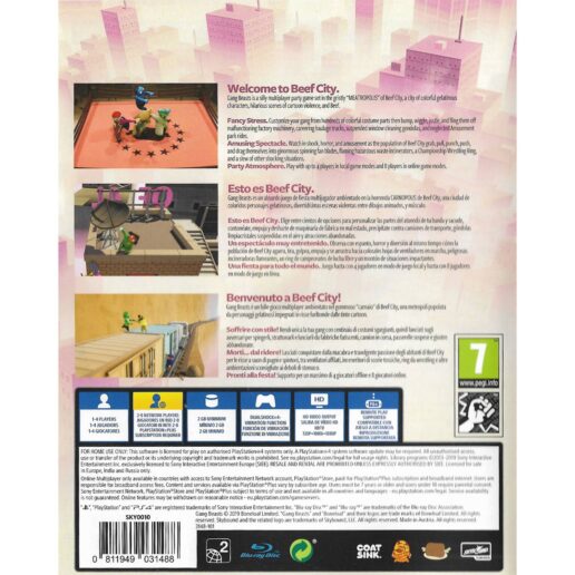 Gang Beasts Playstation 4 PS4 (Begagnad)