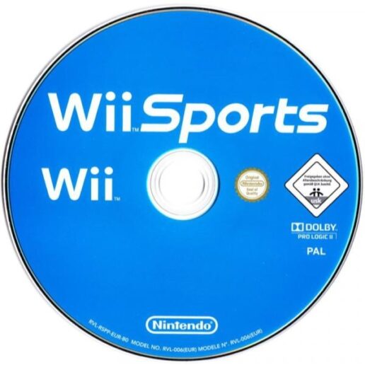Basenhet Vit Nintendo Wii + Wii Sports