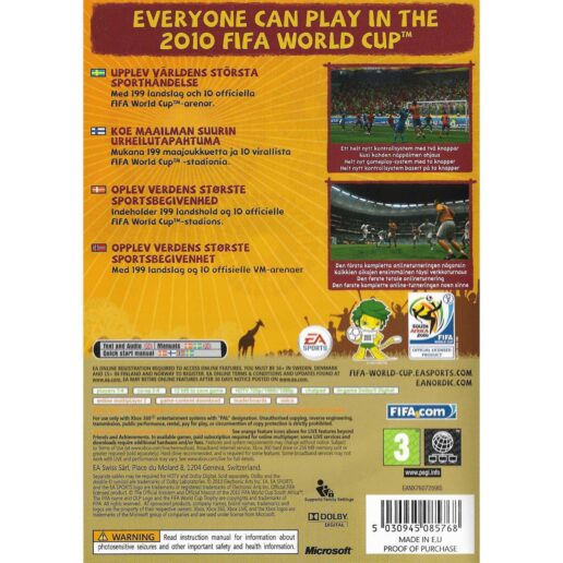2010 FIFA World Cup South Africa Xbox 360 Nordic (Begagnad)