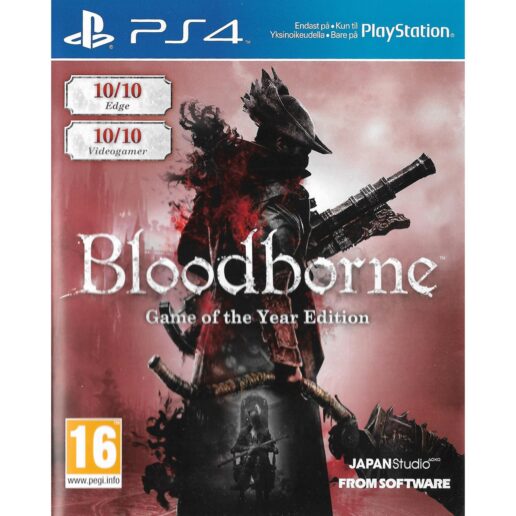 Bloodborne Game of the Year Edition Playstation 4 PS4 Nordic (Begagnad) Bloodborne Game of the Year Edition Playstation 4 PS4 Nordic (Begagnad)