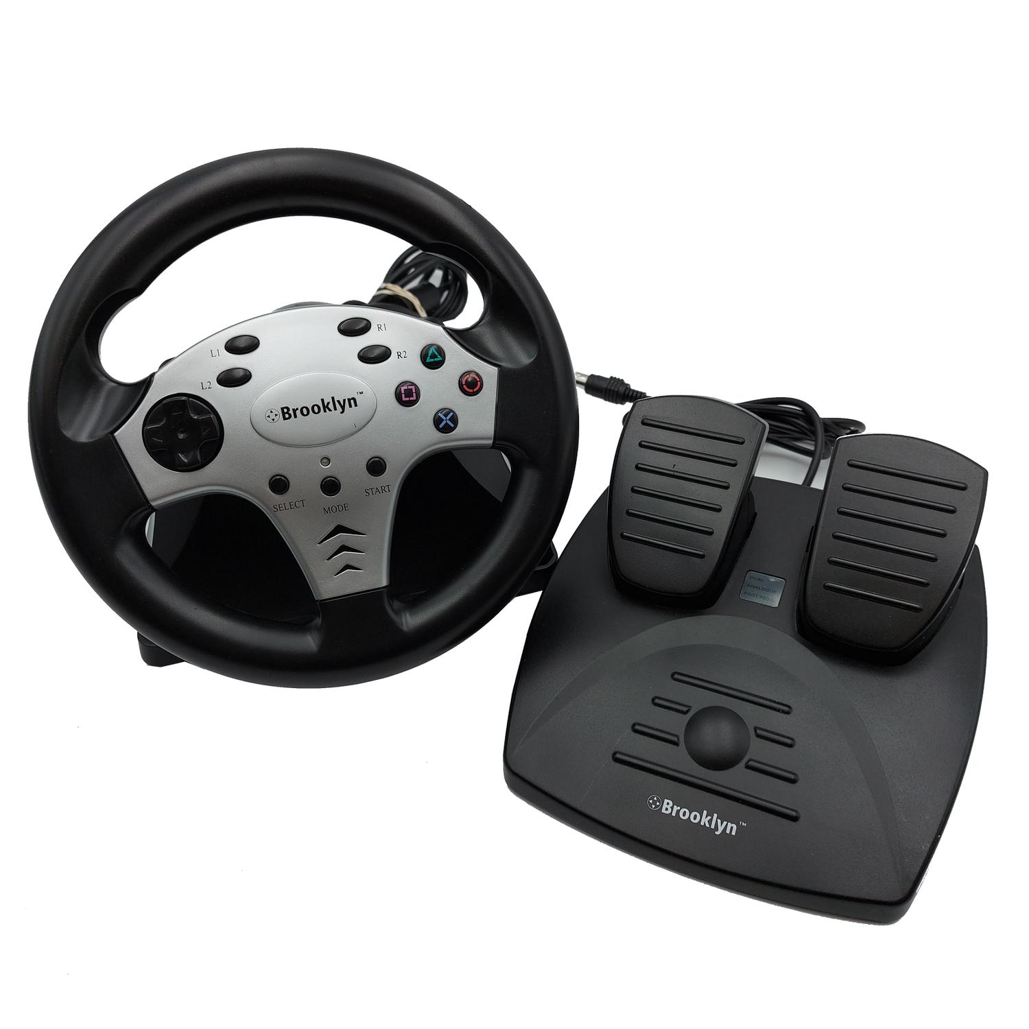 Brooklyn Racing Wheel Playstation 2 (Begagnad)