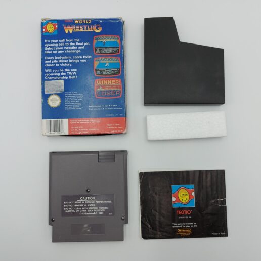 Tecmo World Wrestling Nintendo NES