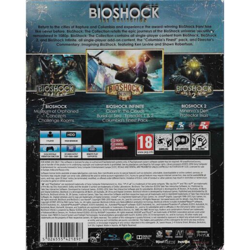 Bioshock The Collection Playstation 4 PS4 (Begagnad)