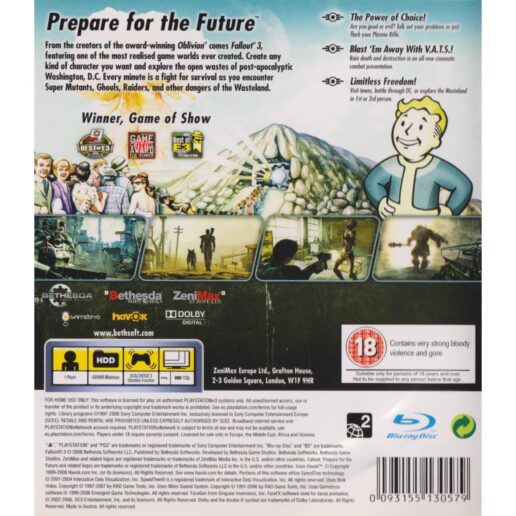 Fallout 3 Playstation 3 PS3 (Begagnad)