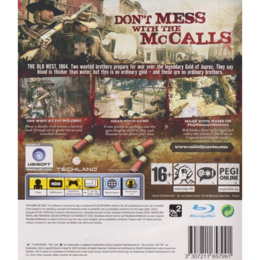 Call of Juarez Bound in Blood Playstation 3 PS3 (Begagnad)
