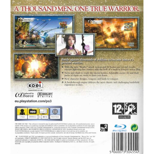 Dynasty Warriors 6 Playstation 3 PS3 (Begagnad)
