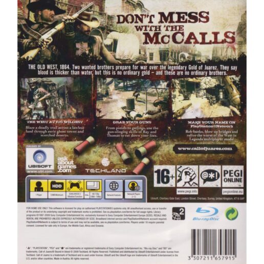 Call of Juarez Bound in Blood Playstation 3 PS3 (Begagnad)