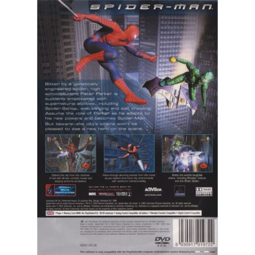 Spider-Man Playstation 2 PS2 Platinum (Begagnad)