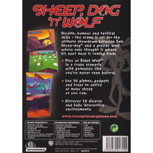Sheep Dog n Wolf PC CD (Begagnad)