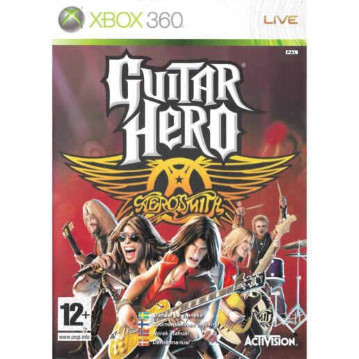 Guitar Hero Aerosmith Xbox 360 Bunde Copy Nordic (Begagnad)
