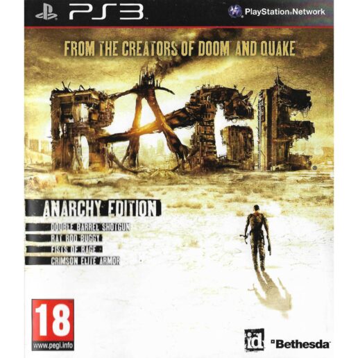 Rage Anarchy Edition Playstation 3 PS3 (Begagnad)