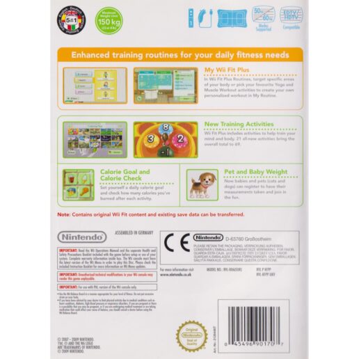 Wii Fit Plus Nintendo Wii (Begagnad)