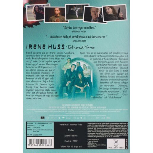Irene Huss Tatuerad Torso DVD (Begagnad)