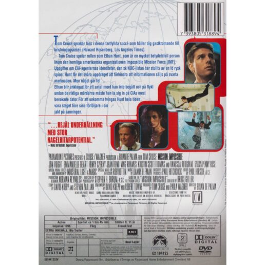 Mission Impossible DVD (Begagnad)